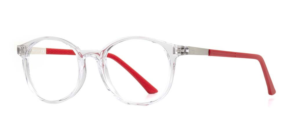 BENX PREMIUM BXPRM 1711-01 Optik Çocuk Erkek,Kadın,Unisex Oval Çerçeveli Grilamid (TR90) - 2