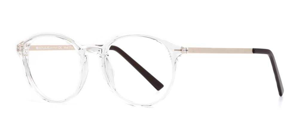 BENX PREMIUM BXPRM 1716-01 Optik Genç Erkek,Kadın,Unisex Oval Çerçeveli Grilamid (TR90) - 2