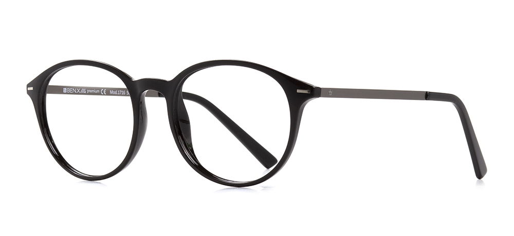 BENX PREMIUM BXPRM 1716-06 Optik Genç Erkek,Kadın,Unisex Oval Çerçeveli Grilamid (TR90) - 2