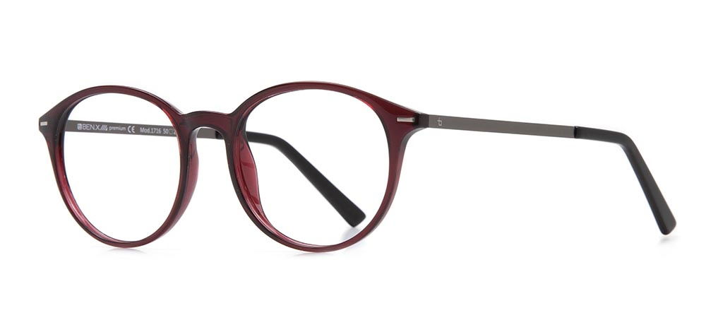 BENX PREMIUM BXPRM 1716-240 Optik Genç Kadın Oval Çerçeveli Grilamid (TR90) - 2