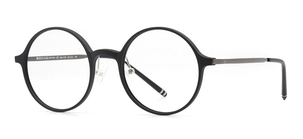 BENX PREMIUM BXPRM 1729-M06 Optik Genç Kadın Yuvarlak Çerçeveli Grilamid (TR90) - 2