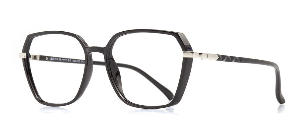 BENX PREMIUM BXPRM 1732-06 Optik Genç,Yetişkin Kadın Geometrik Çerçeveli Grilamid (TR90) - 2