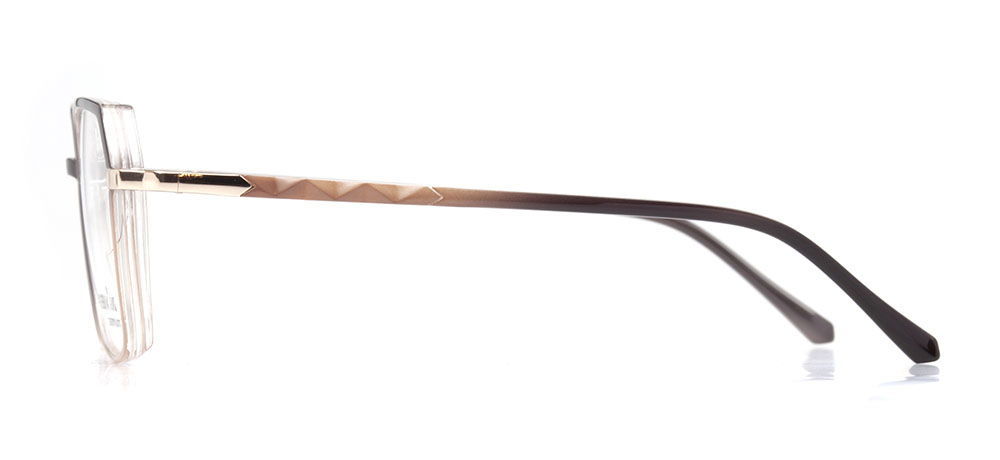 BENX PREMIUM BXPRM 1732-C.03 Optik Genç,Yetişkin Kadın Geometrik Çerçeveli Grilamid (TR90) - 3