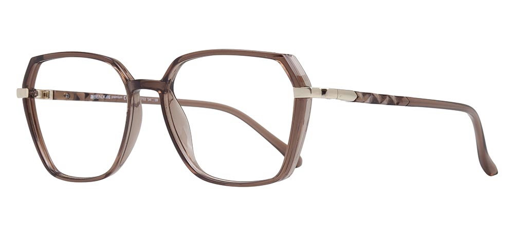 BENX PREMIUM BXPRM 1732-C.10 Optik Genç Erkek,Kadın,Unisex Geometrik Çerçeveli Grilamid TR90 - 2