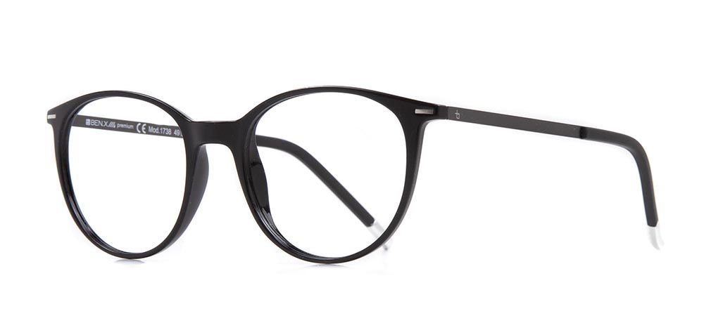 BENX PREMIUM BXPRM 1738-06 Optik Genç Erkek,Kadın,Unisex Oval Çerçeveli Grilamid TR90 - 2