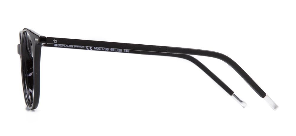 BENX PREMIUM BXPRM 1738-06 Optik Genç Erkek,Kadın,Unisex Oval Çerçeveli Grilamid TR90 - 3