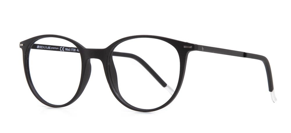 BENX PREMIUM BXPRM 1738-M06 Optik Genç Erkek,Kadın,Unisex Oval Çerçeveli Grilamid TR90 - 2