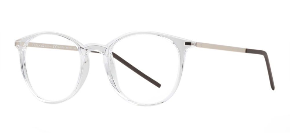 BENX PREMIUM BXPRM 1740-01 Optik Genç Erkek,Kadın,Unisex Yuvarlak Çerçeveli Grilamid (TR90) - 2