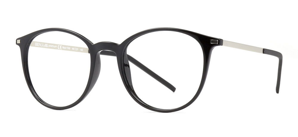 BENX PREMIUM BXPRM 1740-06 Optik Genç Erkek,Kadın,Unisex Yuvarlak Çerçeveli Grilamid (TR90) - 2