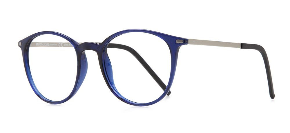 BENX PREMIUM BXPRM 1740-118 Optik Genç Erkek,Kadın,Unisex Yuvarlak Çerçeveli Grilamid (TR90) - 2