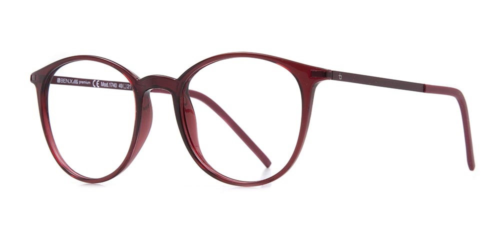BENX PREMIUM BXPRM 1740-240 Optik Genç Erkek, Kadın, Unisex Yuvarlak Çerçeveli Grilamid TR90 - 2