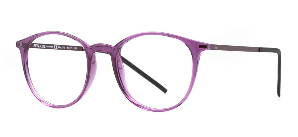 BENX PREMIUM BXPRM 1740-68 Optik Genç Erkek, Kadın, Unisex Yuvarlak Çerçeveli Grilamid TR90 - 2