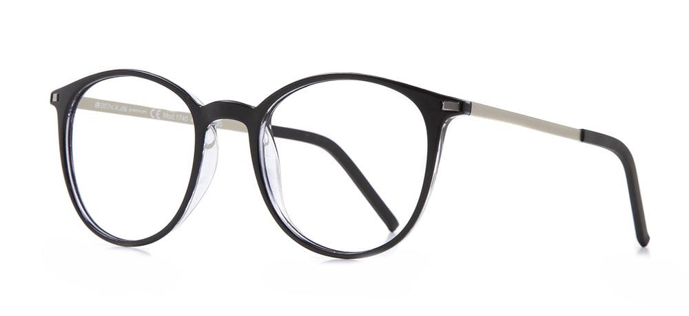 BENX PREMIUM BXPRM 1740-D300 Optik Genç Kadın Oval Çerçeveli Grilamid (TR90) - 2