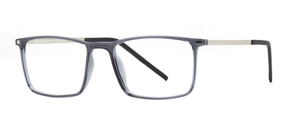 BENX PREMIUM BXPRM 1741-05 Optik Genç Erkek Köşeli Çerçeveli Grilamid (TR90) - 2