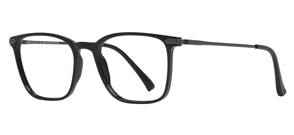 BENX PREMIUM BXPRM 1743-06 Optik Genç Erkek Köşeli Çerçeveli Grilamid TR90 - 2