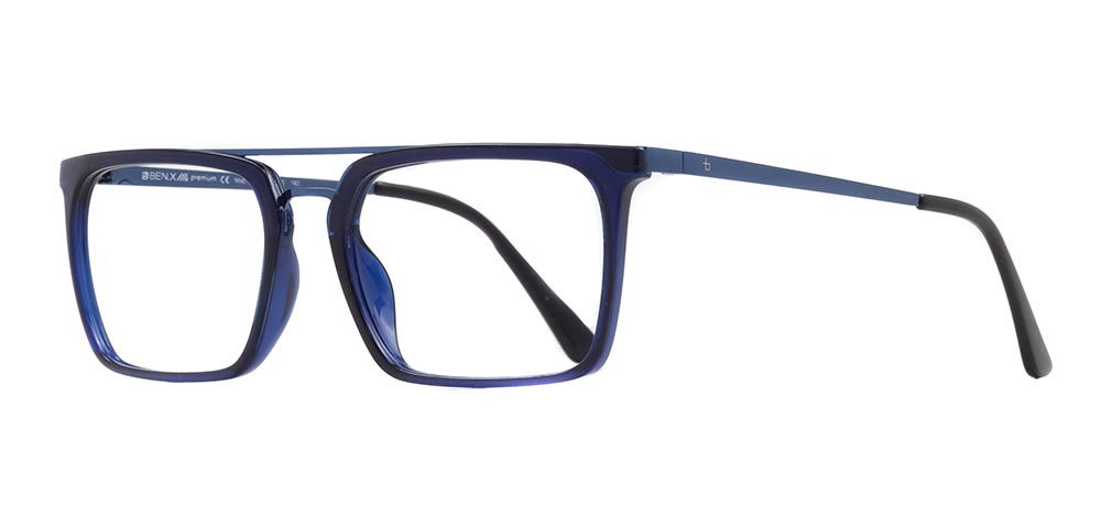 BENX PREMIUM BXPRM 1753-118 Optik Genç Erkek Köşeli Çerçeveli Grilamid TR90 - 2