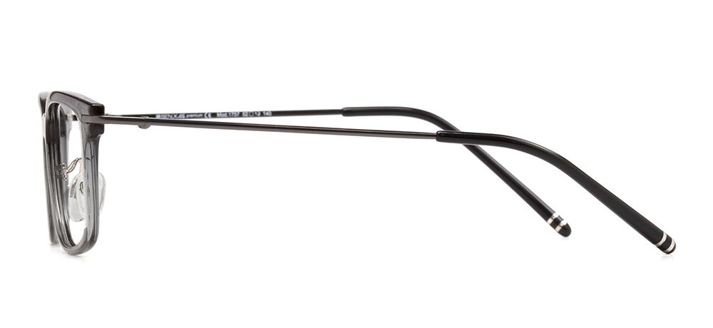 BENX PREMIUM BXPRM 1757-05 Optik Genç Erkek,Kadın,Unisex Köşeli Çerçeveli Grilamid (TR90) - 3