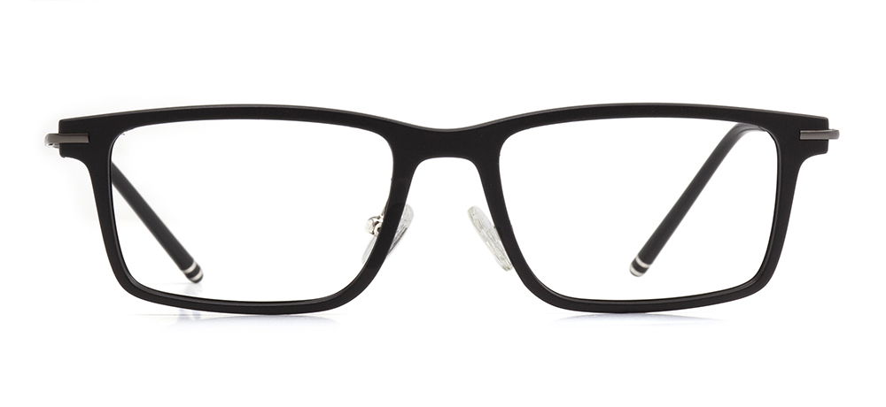 BENX PREMIUM BXPRM 1758-M06 Optik Genç Erkek,Kadın,Unisex Köşeli Çerçeveli Grilamid (TR90) - 1