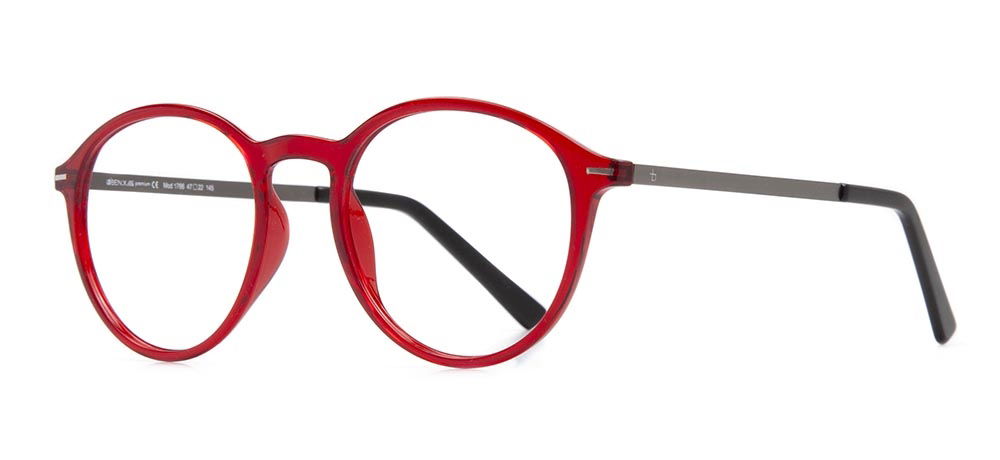 BENX PREMIUM BXPRM 1766-11 Optik Genç Erkek,Kadın,Unisex Oval Çerçeveli Grilamid (TR90) - 2