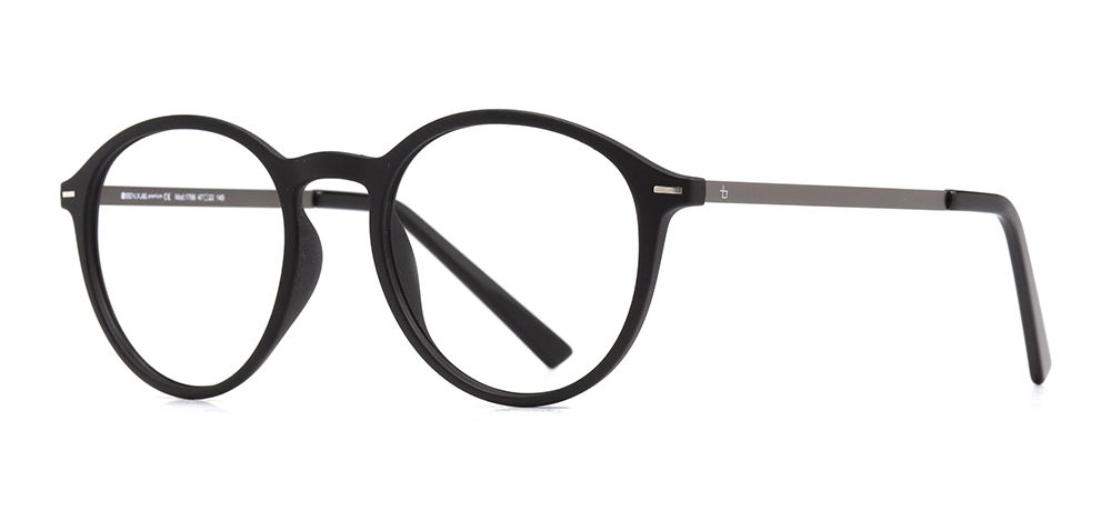 BENX PREMIUM BXPRM 1766-M06 Optik Genç Erkek,Kadın,Unisex Oval Çerçeveli Grilamid (TR90) - 2