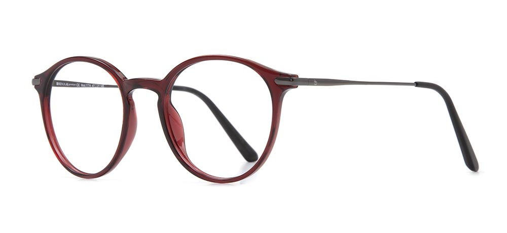 BENX PREMIUM BXPRM 1774-240 Optik Genç Kadın Oval Çerçeveli Grilamid (TR90) - 2