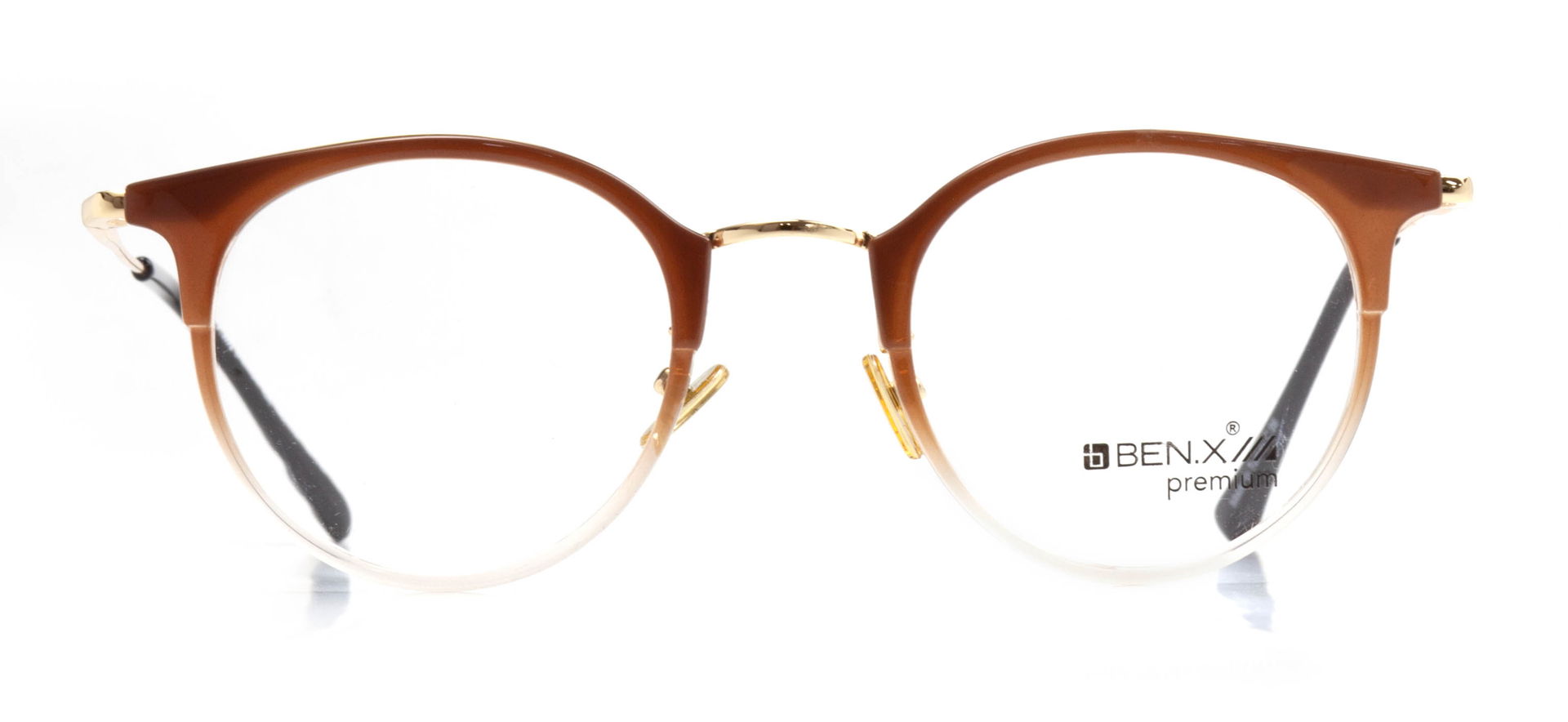 BENX PREMIUM BXPRM 1791-C.06 Optik Genç Kadın Yuvarlak Çerçeveli Grilamid (TR90) - 1