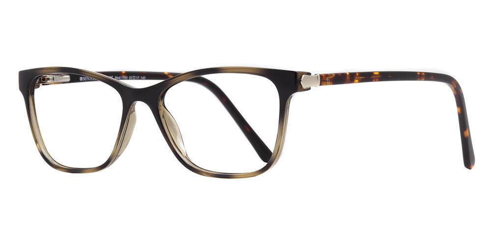 BENX PREMIUM BXPRM 1793-DM05 Optik Genç Kadın Köşeli Çerçeveli Grilamid TR90 - 2