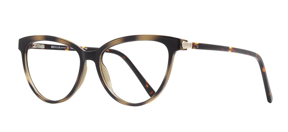 BENX PREMIUM BXPRM 1794-DM05 Optik Genç Kadın Çekik Çerçeveli Grilamid TR90 - 2