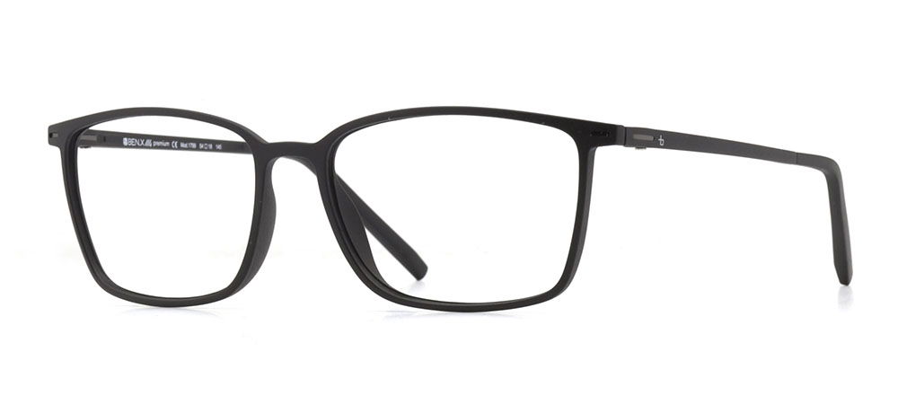 BENX PREMIUM BXPRM 1799-M06 Optik Genç Erkek Köşeli Çerçeveli Grilamid (TR90) - 2