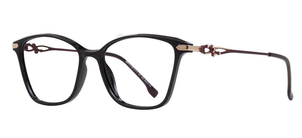 BENX PREMIUM BXPRM 1802-C.06 Optik Genç Kadın Köşeli Çerçeveli Grilamid TR90 - 2