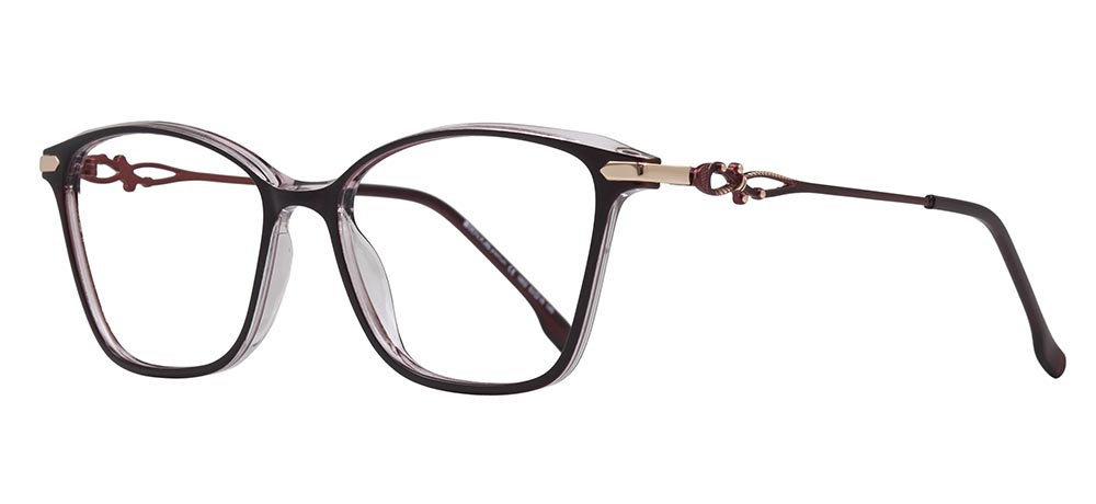 BENX PREMIUM BXPRM 1802-C.08 Optik Genç Kadın Köşeli Çerçeveli Grilamid TR90 - 2