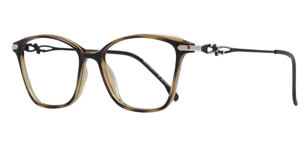 BENX PREMIUM BXPRM 1802-DM05 Optik Genç Kadın Köşeli Çerçeveli Grilamid TR90 - 2