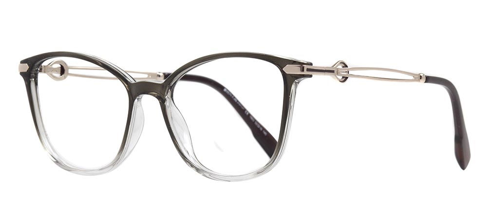 BENX PREMIUM BXPRM 1803-C.07 Optik Genç Kadın Oval Çerçeveli Grilamid TR90 - 2