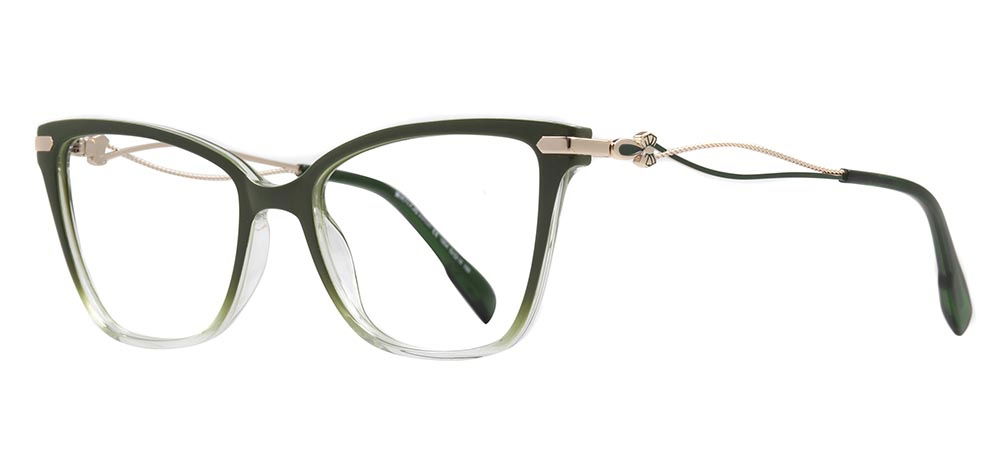 BENX PREMIUM BXPRM 1804-C.15 Optik Genç Kadın Çekik Çerçeveli Grilamid TR90 - 2