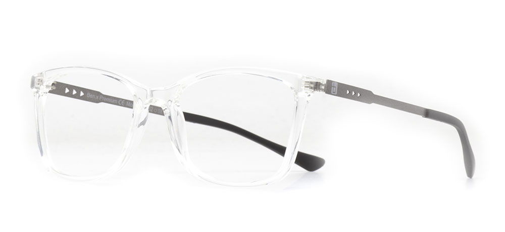 BENX PREMIUM BXPRM 5281-01 Optik Genç Kadın Köşeli Çerçeveli Grilamid TR90 - 2