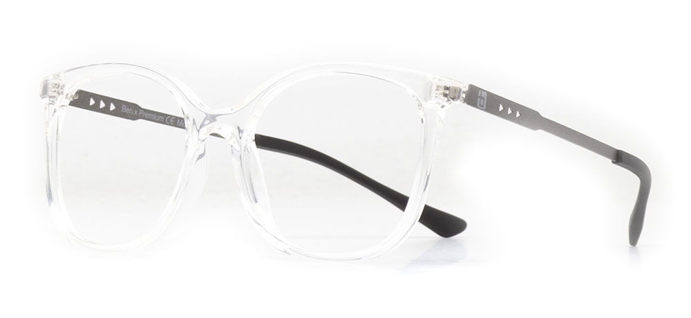 BENX PREMIUM BXPRM 5283-01 Optik Genç Kadın Oval Çerçeveli Grilamid (TR90) - 2