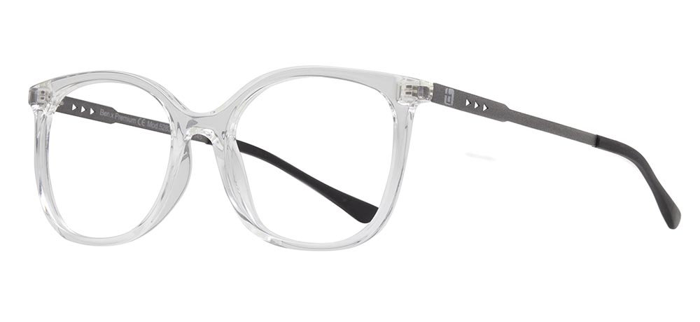 BENX PREMIUM BXPRM 5283-01 Optik Genç Kadın Oval Çerçeveli Grilamid TR90 - 2