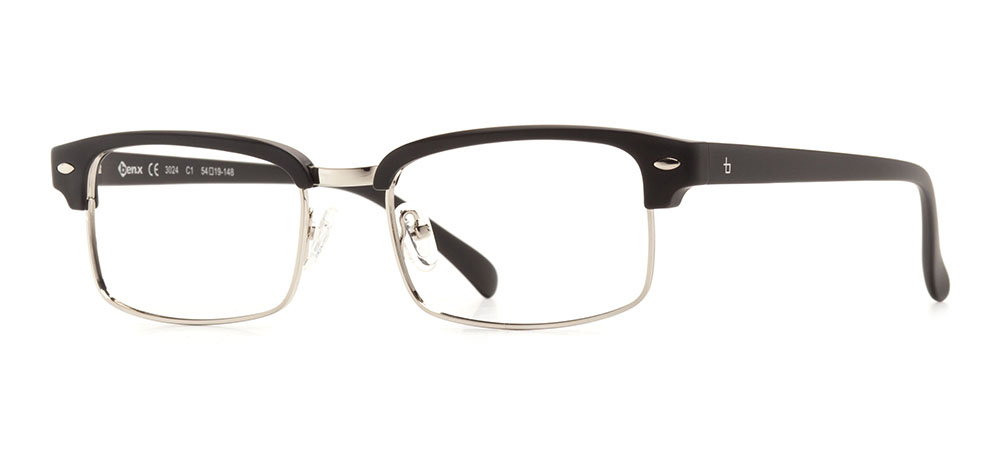 BENX PREMIUM BXTR90 3024-C01 Optik Genç Erkek Köşeli Çerçeveli Grilamid TR90 - 2