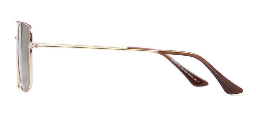 BENX SUNGLASSES BXGÜNŞ 8002.56-C.14 Güneş Genç Erkek Köşeli Çerçeveli Metal Polarize - 3