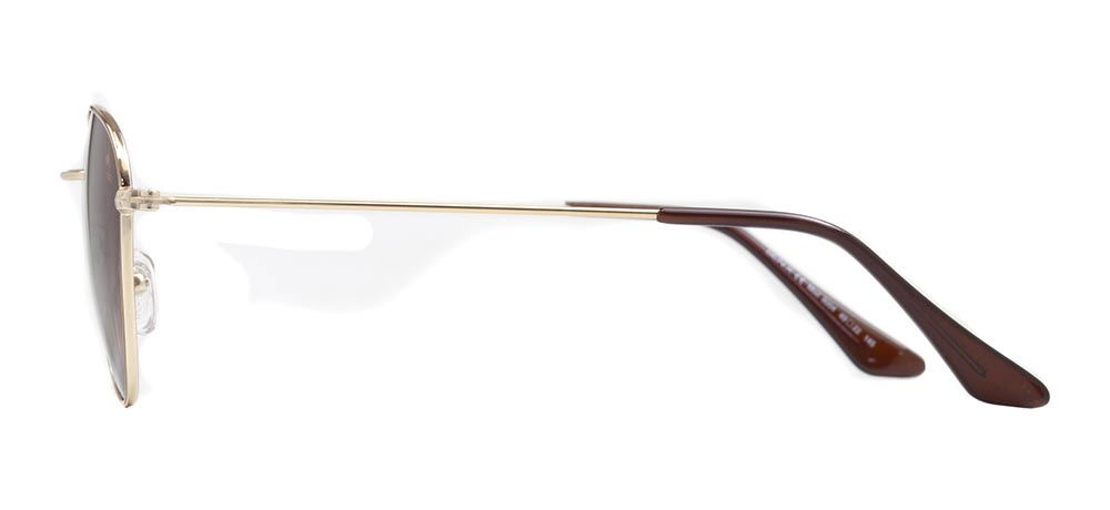 BENX SUNGLASSES BXGÜNŞ 8004.49-C.14 Güneş Genç Kadın Oval Çerçeveli Metal UV400,Polarize - 3