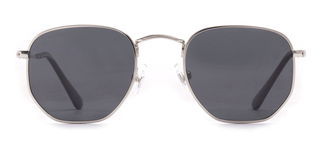 BENX SUNGLASSES BXGÜNŞ 8005.48-C.01 Güneş Genç Erkek,Kadın,Unisex Köşeli Çerçeveli Metal Polarize - BENX SUNGLASSES