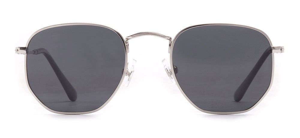 BENX SUNGLASSES BXGÜNŞ 8005.48-C.01 Güneş Genç Erkek,Kadın,Unisex Köşeli Çerçeveli Metal Polarize - 1