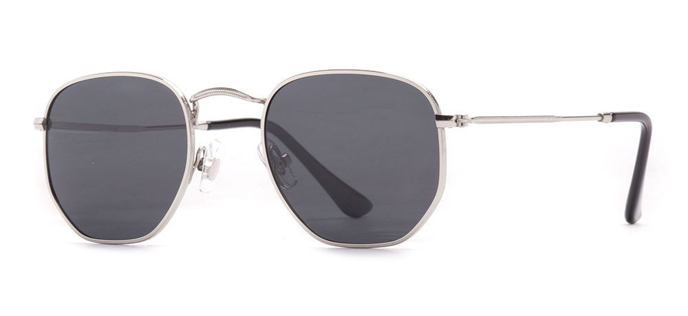 BENX SUNGLASSES BXGÜNŞ 8005.48-C.01 Güneş Genç Erkek,Kadın,Unisex Köşeli Çerçeveli Metal Polarize - 2