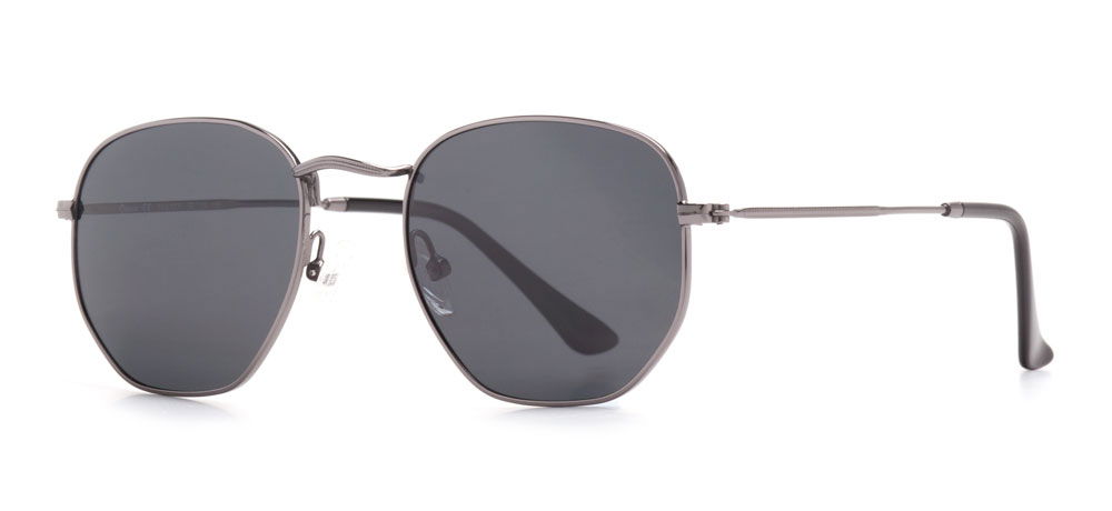 BENX SUNGLASSES BXGÜNŞ 8005.50-C.02 Güneş Genç Erkek,Kadın,Unisex Köşeli Çerçeveli Metal Polarize - 2