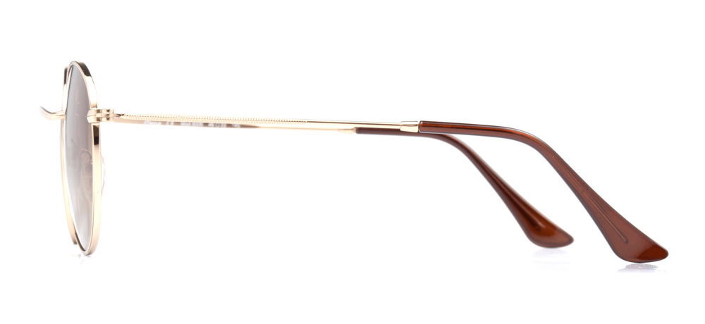 BENX SUNGLASSES BXGÜNŞ 8006.46-C.14 Güneş Genç Erkek,Kadın,Unisex Yuvarlak Çerçeveli Metal UV400,Polarize - 3