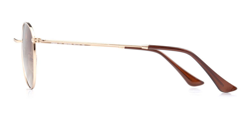 BENX SUNGLASSES BXGÜNŞ 8006.48-C.14 Güneş Genç Unisex Yuvarlak Çerçeveli Metal Polarize - 3