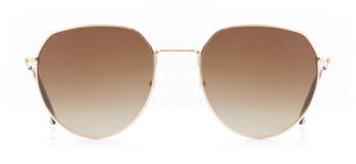 BENX SUNGLASSES BXGÜNŞ 8009.51-C.14 Güneş Genç Kadın Geometrik Çerçeveli Metal Polarize 