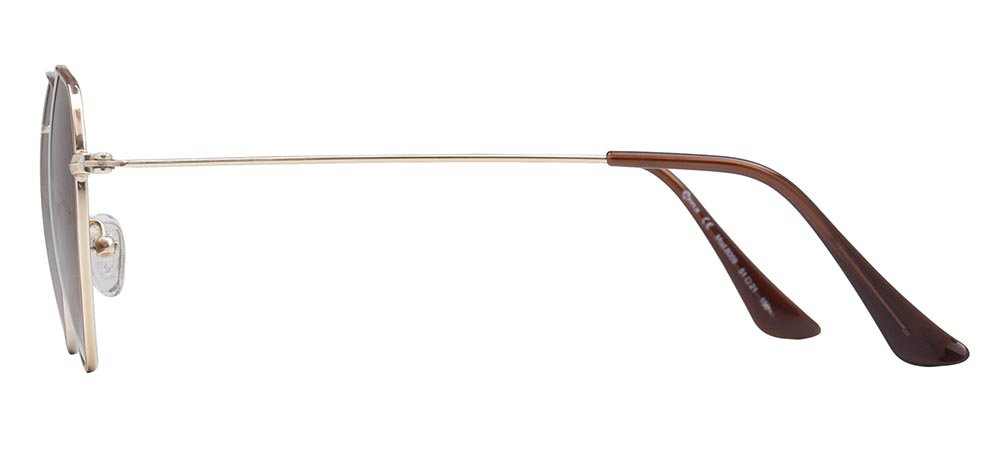 BENX SUNGLASSES BXGÜNŞ 8009.51-C.14 Güneş Genç Kadın Geometrik Çerçeveli Metal Polarize - 3