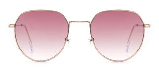 BENX SUNGLASSES BXGÜNŞ 8009.51-C.16 AC Güneş Genç Kadın Geometrik Çerçeveli Metal UV400 