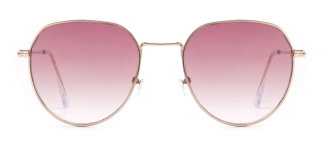 BENX SUNGLASSES BXGÜNŞ 8009.51-C.16 AC Güneş Genç Kadın Geometrik Çerçeveli Metal UV400 - BENX SUNGLASSES